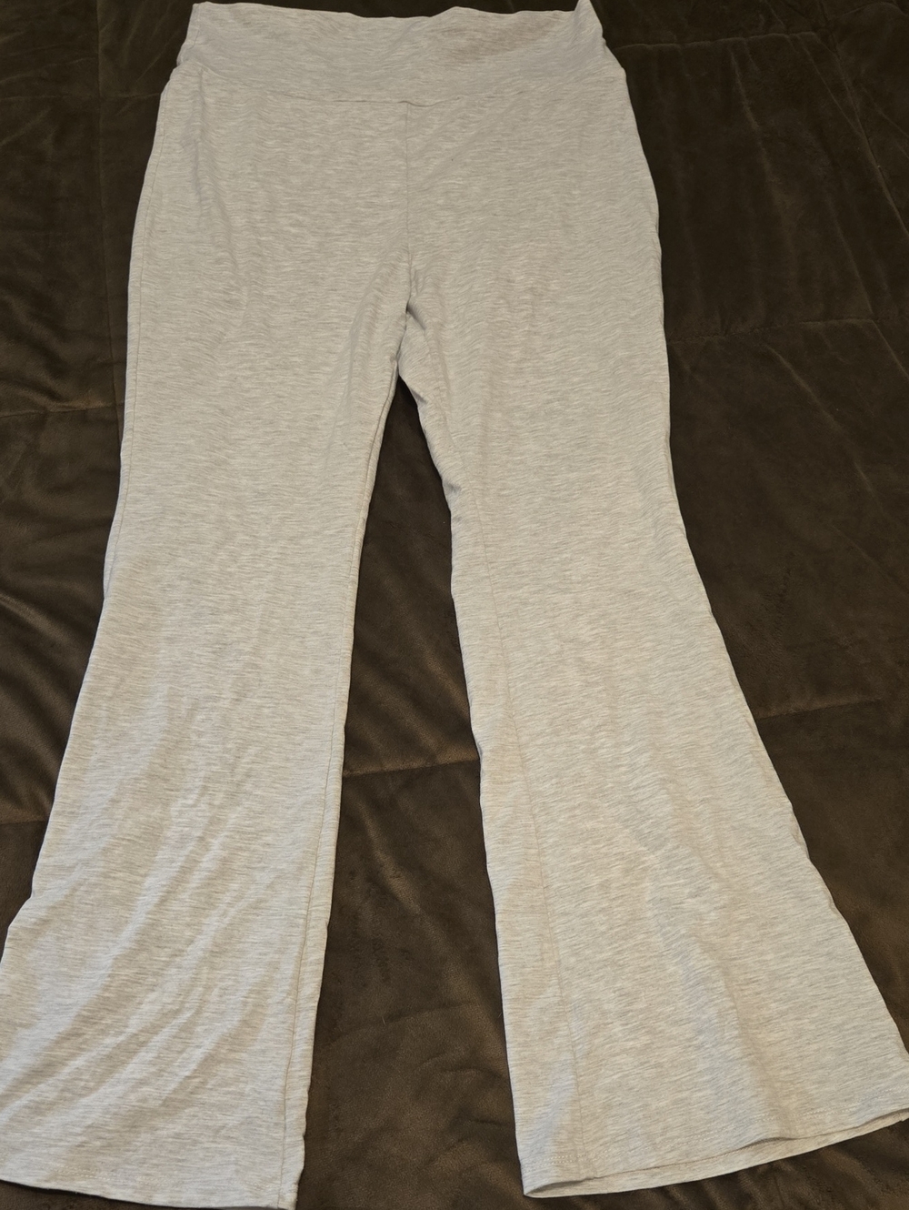 Better Together Women's XL High Waist Wide Leg Gray Pants